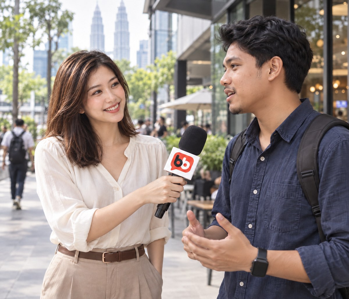 Betul Betul提供的吉隆坡街访照片，探讨马来西亚消费者对网上评价的信任