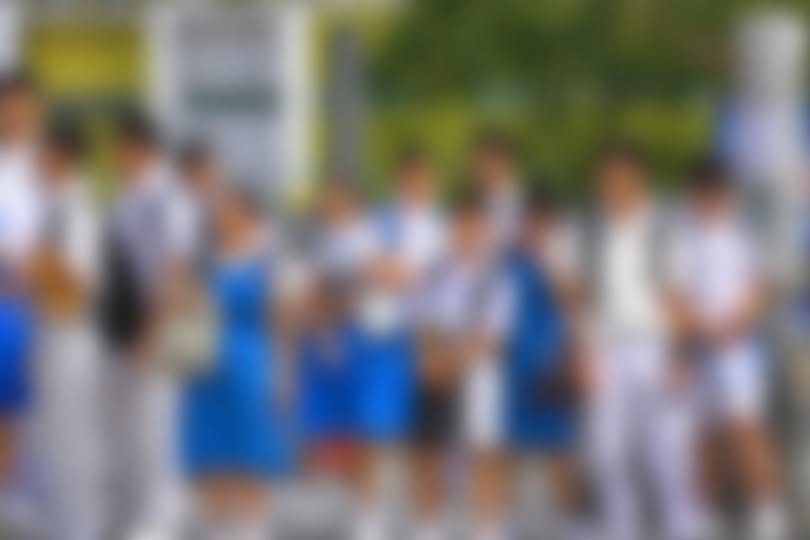 经过模糊处理的学生示意图,并非涉事学生身份照片